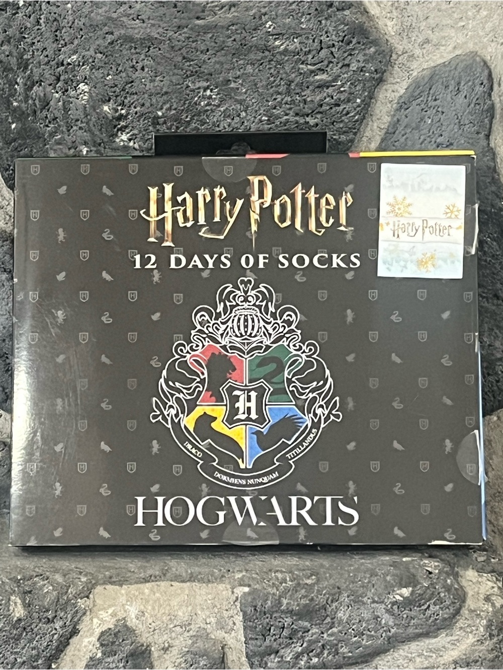 Limited Edition Men's Harry Potter 12 Days of Socks Set for Size 6 - 12